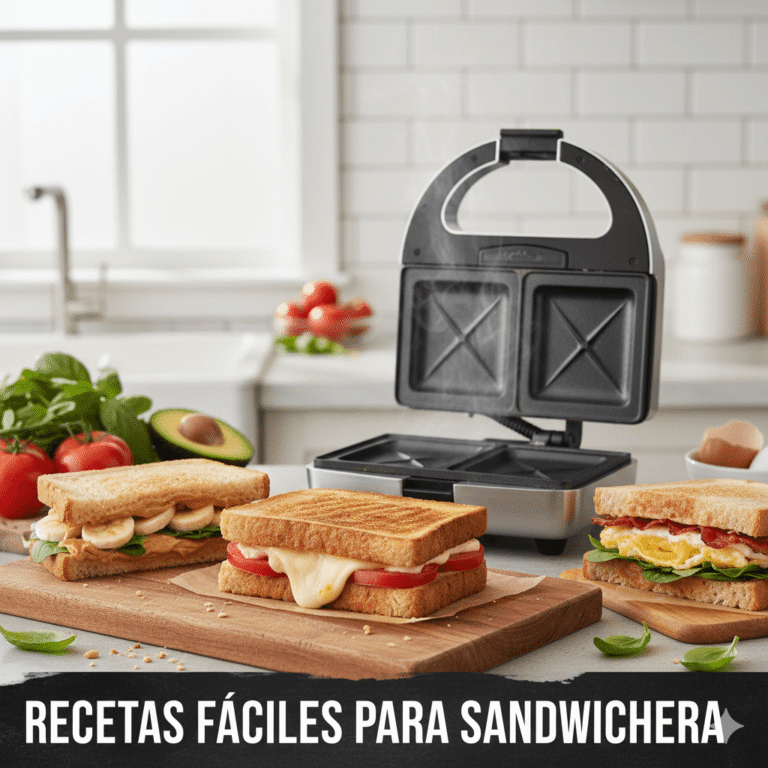 🥪 Recetas fáciles para sandwichera