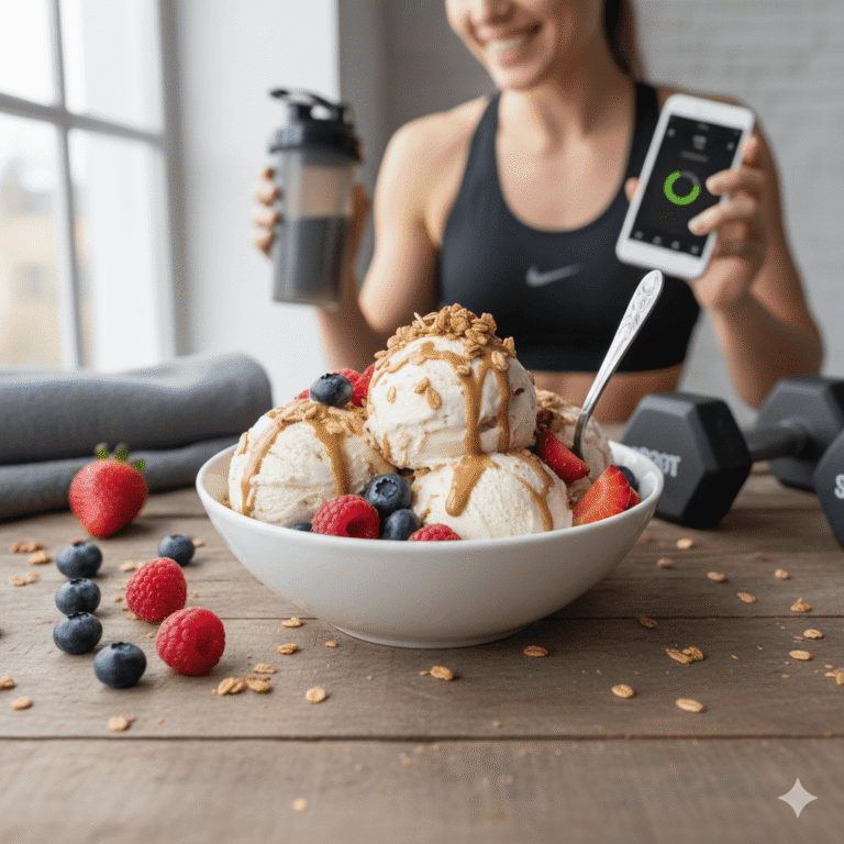 ¿Antojo de Dulce? ¡Ríndete al Helado Proteico sin Culpa!